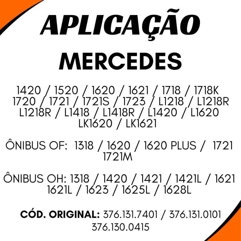 Compressor Ar Mbb 1720/ 1721/ 1723/ 1620/ 1621/ Of1620/ Of1721/