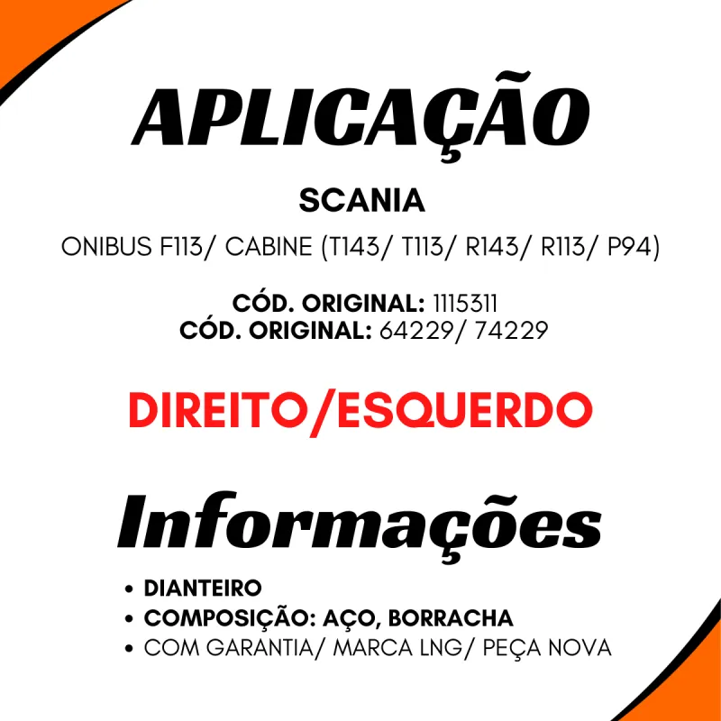 Unidade Controle Catraca Diant. Dir./Esq.Scania 1115311