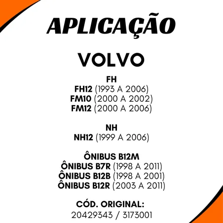 Compressor Ar Volvo Fh12/ Fm12/ Nh12