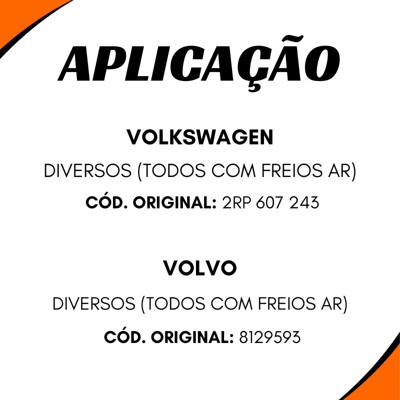 Válvula Regulador Pressãovw 2rp 607 243 Volvo 8129593 Mbb