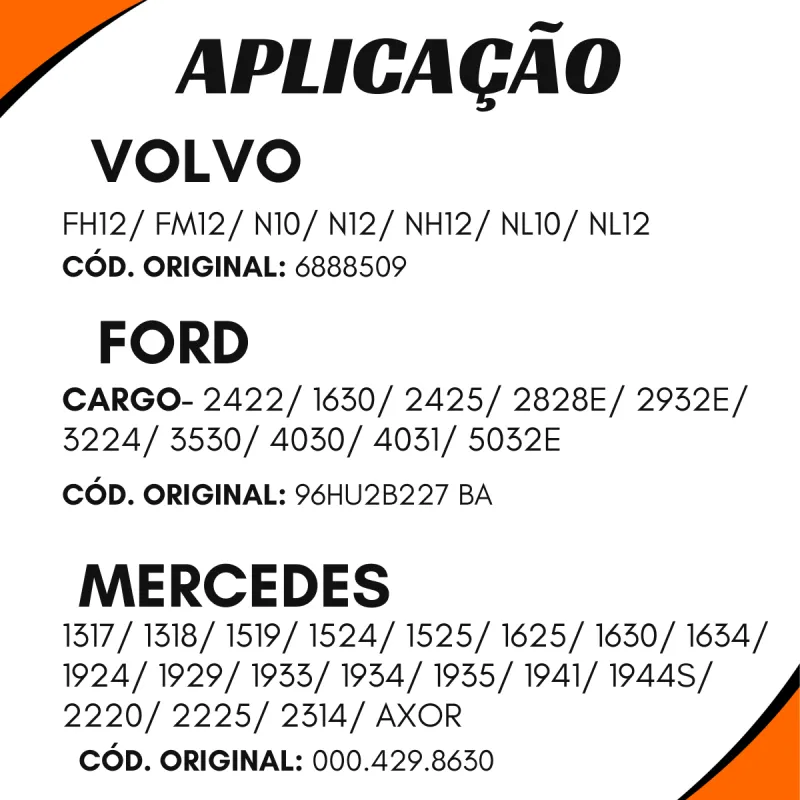 Engate Mão Amigo Scania 318158/ Carretas 212100013/ Iveco 2515298