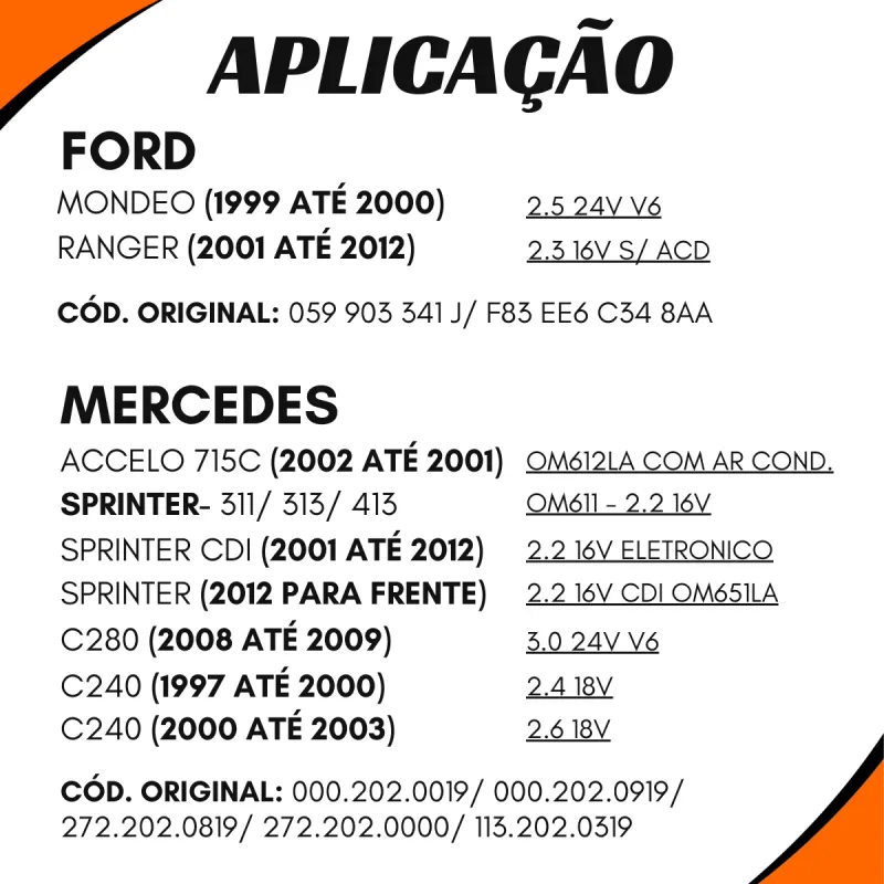 Polia Tensor Correia Estriada Mbb Sprinter Cdi/ Accelo 715c