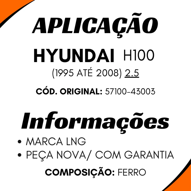 Bomba Hidráulica Hyundai H100 5700-43003