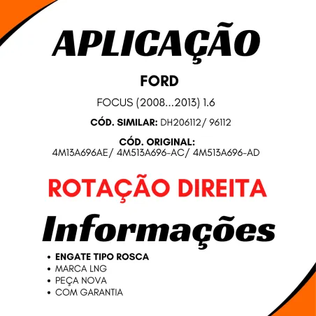 Bomba Hidráulica Ford Focus Sigma 1.6 (08/13)