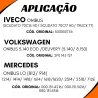 Virabrequim Compressor Ar Vw 2p0145127/ Iveco 500053755/ Mbb