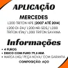 Flange Cardan (De Orelha) L200 Triton/ Nr-Sds/ Di-Dh 4 Furos Disco