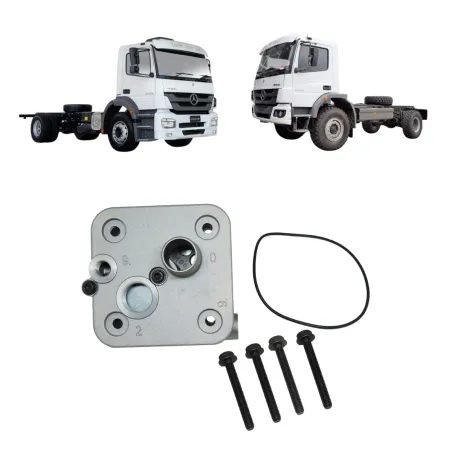 Cabecote Compressor Ar Mbb Atego/ Axor Completo (Com 6 Parafusos)
