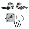 Cabecote Compressor Ar Mbb Atego/ Axor Completo (Com 6 Parafusos)