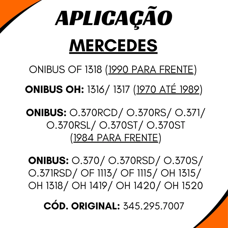 Cilindro Embreagem Mbb 1214/ 1218/ 1414/ 1418/ 1614/ 1618/ 1625/