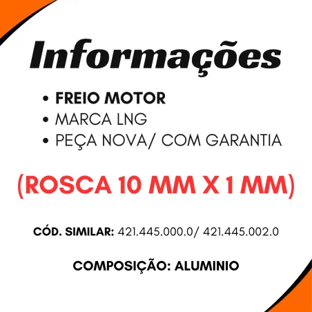 Cilindro Freio Motor 10 X 1 Mm