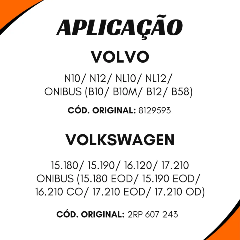 Válvula Regulador Pressãovw 2rp 607 243 Volvo 8129593 Mbb