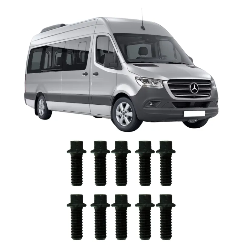 Kit 10 Parafusos Terminal Cardan Sprinter/ Cruzeta 5-160x 8 X 1 X