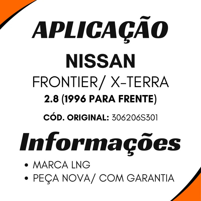 Atuador Embreagem Nissan Frontier/ X-Terra 2.8 (1996...)