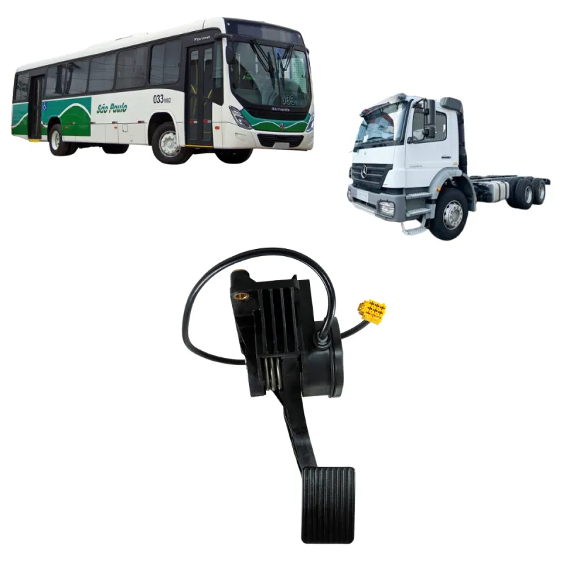 Pedal Acelerador  Eletronico Mbb 1215c 1318 1518 1620 1938s 2633 ...