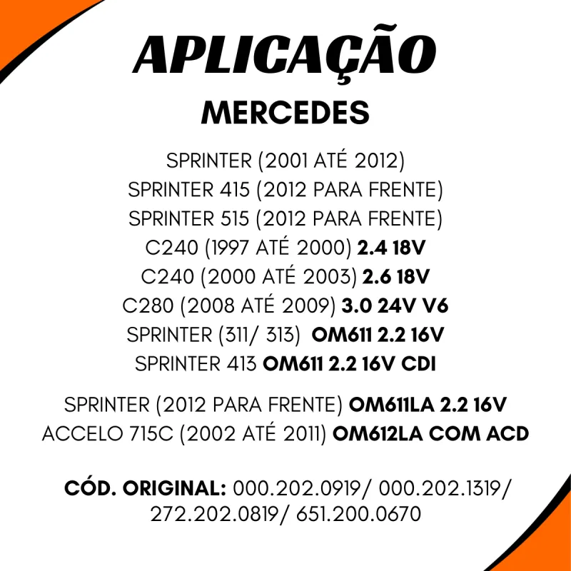 Polia Tensor Correia Estriada Mbb Sprinter 415/ 515 (2012...)