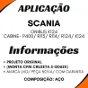 Cardan Completo Traseiro Scania P400 K124 Ônibus R113 R114