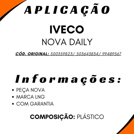 Tampa Reservatorio Dágua Iveco Nova Daily
