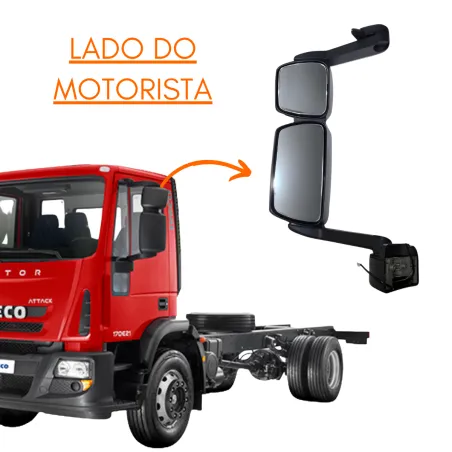 Espelho Esq. C/Desemb.Compl Stralis/ Cursor/ Tector