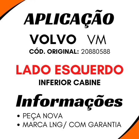 Paralama Cabine Inf. Esq. Volvo Vm