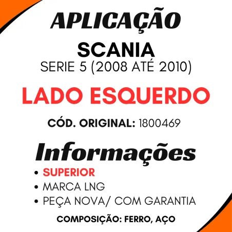 Kit 2 Fechaduras Grade Sup. Esq. Série 5