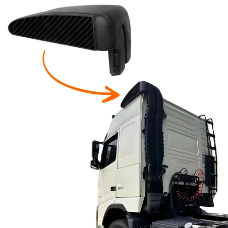 Duto Entrada Ar Cabine Volvo Fh12 Tomada Ar