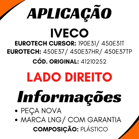 Paralama Traseiro Dir. Eurotech/ Cursor 190e31