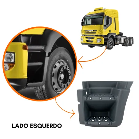 Estribo Cabine Esq. Iveco Stralis/ Novo Stralis