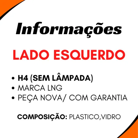 Farol Principal Esq. Eurocargo 170e22/ 170e22t/ 260e25/ 170e24/