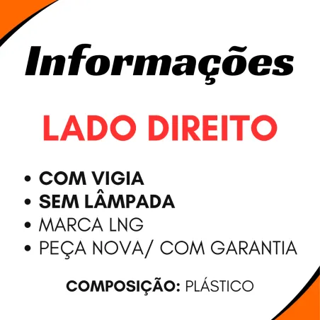 Lanterna Tras. Dir. Fh12/ Fm12/ Nh12/ Vm17/ Vm23/ Vm260/ Vm310