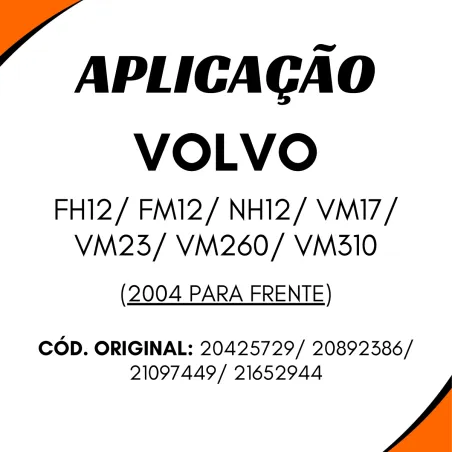 Lanterna Tras. Dir. Fh12/ Fm12/ Nh12/ Vm17/ Vm23/ Vm260/ Vm310