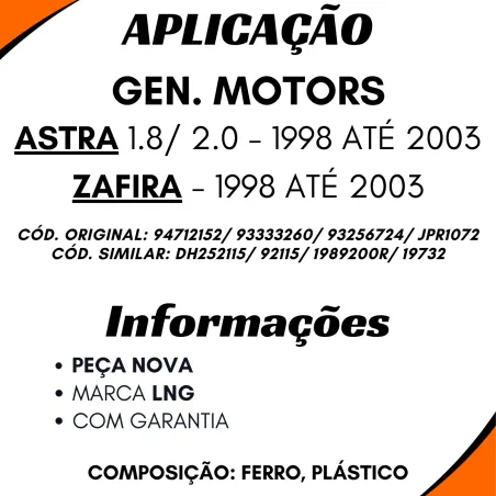 Bomba Hidráulica Chevrolet Astra 1.8/2.0 Zafira (98/03)