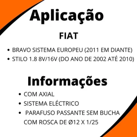 Caixa Direção Fiat Bravo Europeu (11/...) Stilo 1.8 8v/16v (02/10)