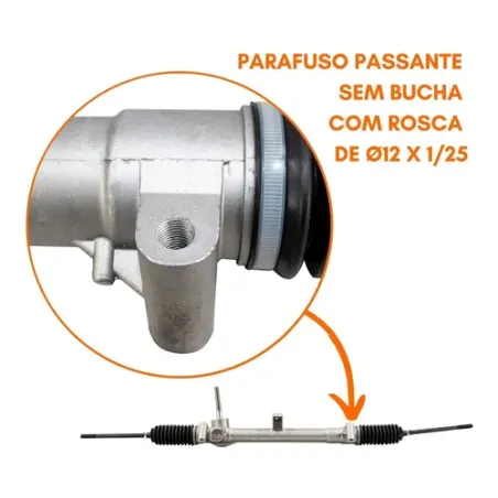 Caixa Direção Fiat Bravo Europeu (11/...) Stilo 1.8 8v/16v (02/10)