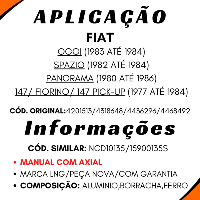 Caixa Direção Fiat 174/Oggi/Panorama/Spazio (.../84)