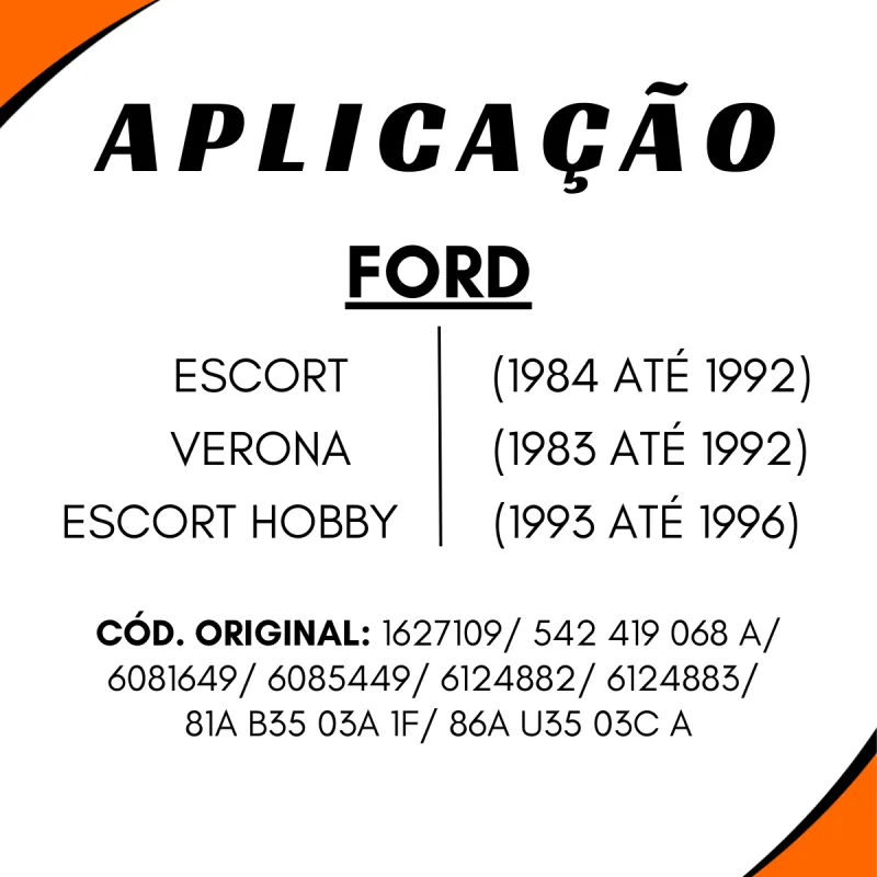 Caixa Direção Manual Apollo/ Escort/ Verona C/Axial