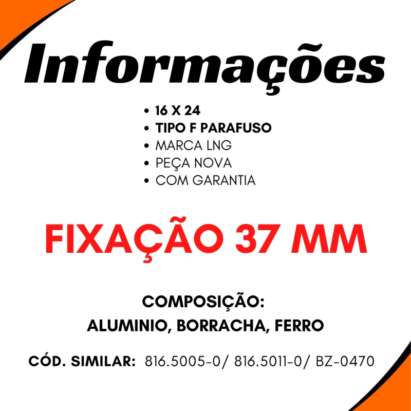 Cuica Freio Tristop Mercedes Of1618 A 1620/ 16 X 24 Tipo F