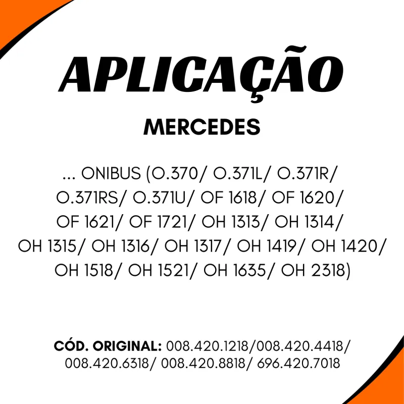 Cuica Freio Tristop Mercedes Of1618 A 1620/ 16 X 24 Tipo F