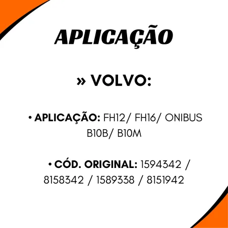 Válvula Solenóide Volvo B10b/ B10m/ Fh12/ Fh16