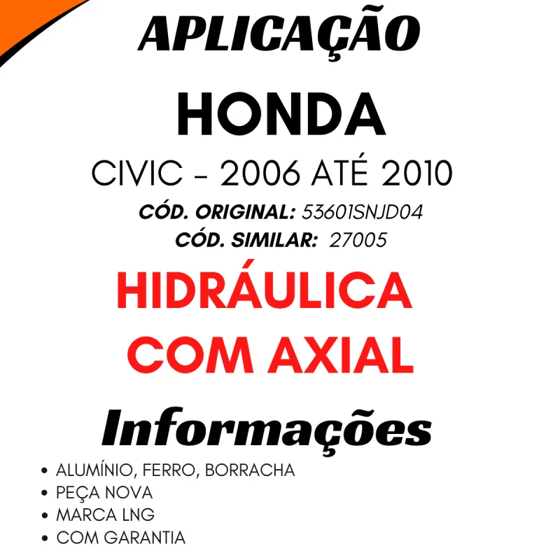 Caixa Direção Hidr.Civic 06a10