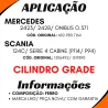 Amortecedor Grade Frontal Série 4/ P94/ P114/ C124 Cilindro Grade