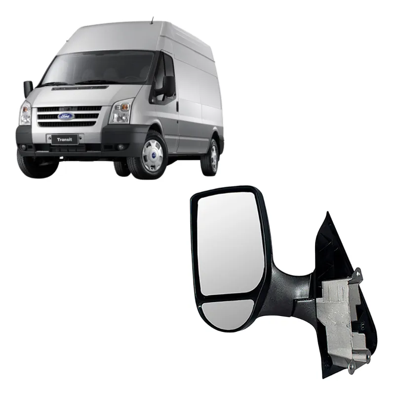 Espelho Retrovisor Esq. Eletr. Ford Transit Van Furgão (2010 A 2013)
