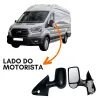 Espelho Retrovisor Esq. Eletr. Ford Transit Van Furgão (2010 A 2013)
