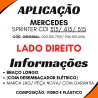 Retrovisor Direito Braço Longo Sprinter 313 415 515