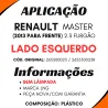 Lanterna Tras. Esq. Master 2.3 Furgão (2013...)