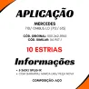 Terminal Câmbio Aço 10 Estrias Mbb 710/ Lo615