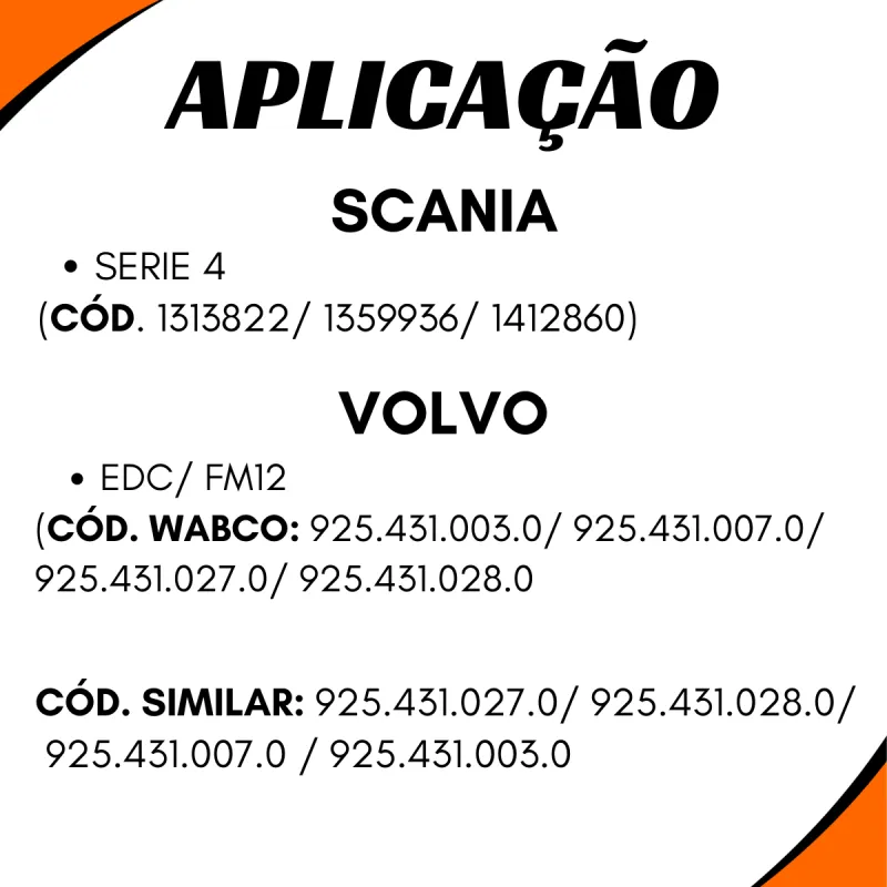 Cuica Freio Scania Série 4/ Volvo Fm12  24 X 24 Tipo G