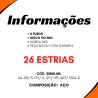 Flange Diferencial Mbb 1113 A 2213  8 Furos 26 Estrias Ret. 68 Mm