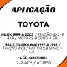 Flange Cardan (De Orelha) Hilux (97/98) 4 Cil. Gasolina 4x2 (4 Furos)