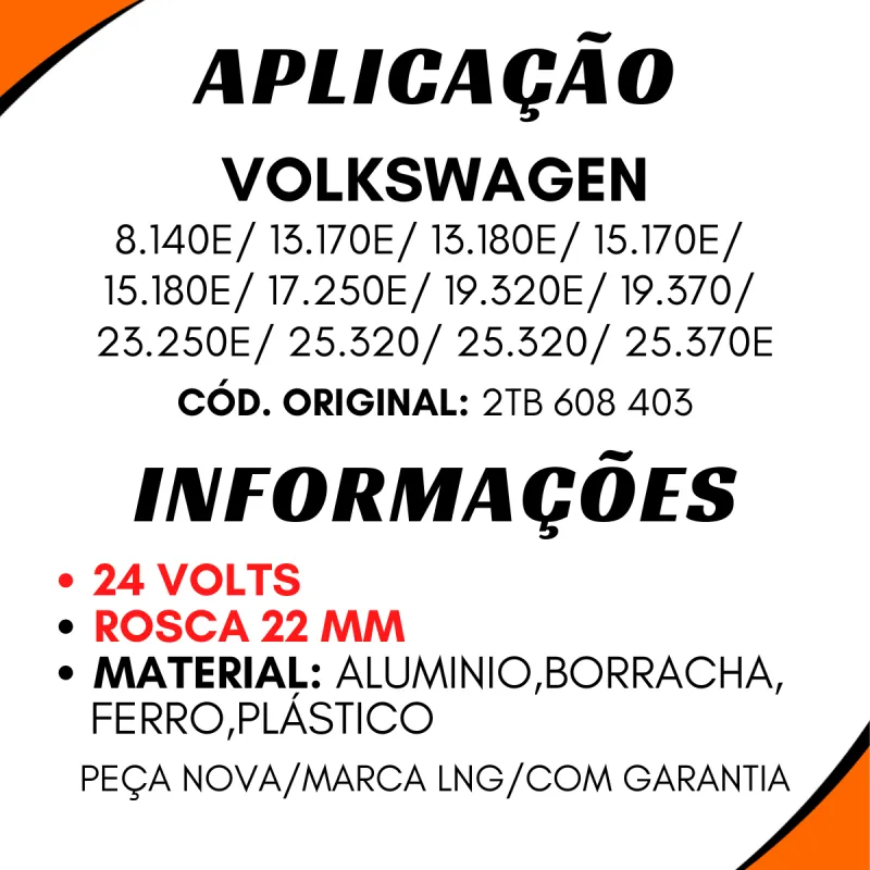 Consep Eliminador Vapor Óleo Vw 19320e/ 19370/ 25370e/ 25320/ 8150e/