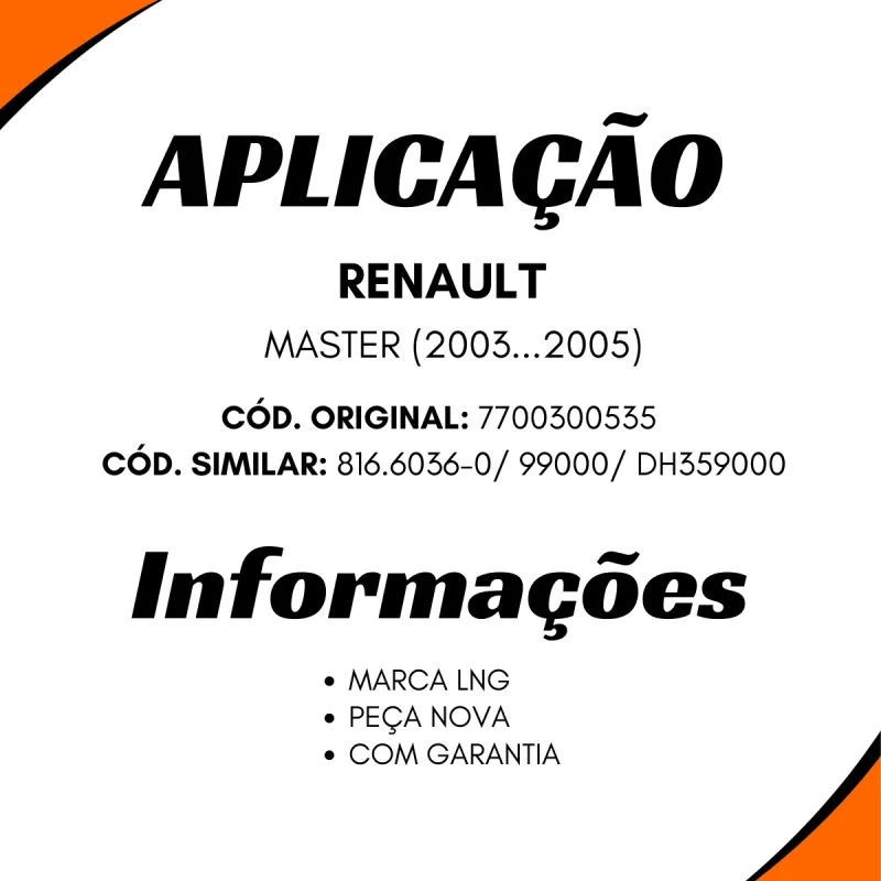 Bomba Direção Hidráulica Master 2.8 7700300535